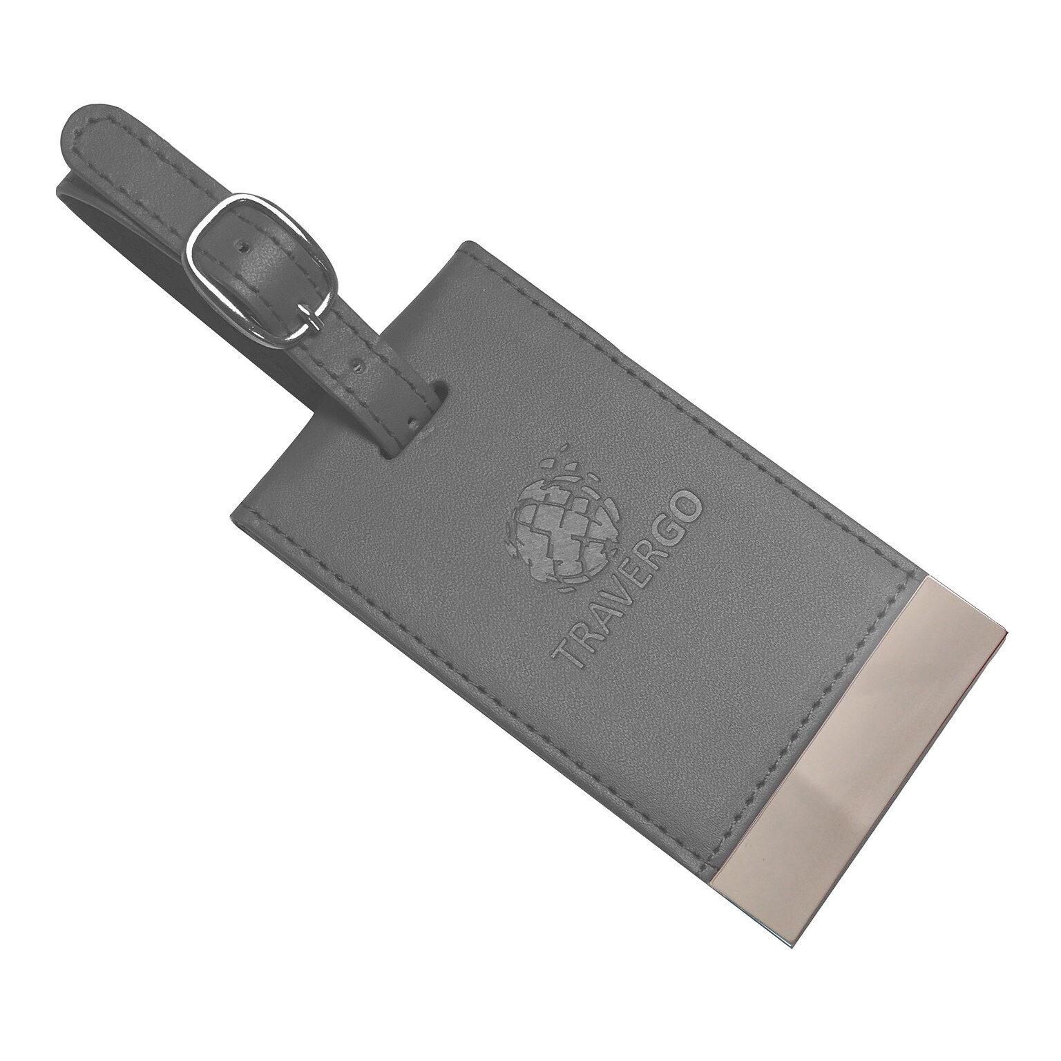 GoGreen Power Travergo Luggage Tag, Gray (TR1260GY)