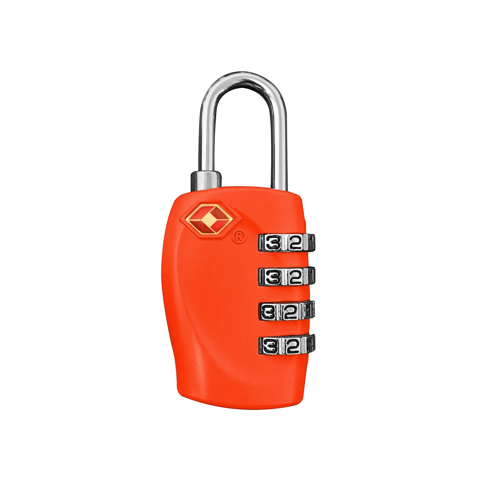 Go Green Power Travergo 4 Digit Combination Lock, Red (TR1140RD)
