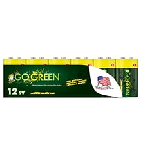 GoGreen Power Alkaline 9V 12pk Batteries