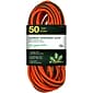 GoGreen Power 50' Indoor/Outdoor Extension Cord, 16 AWG, Orange (GG-13750)
