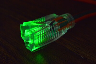 GoGreen Power 14/3 25 Heavy Duty Extension Cord - Lighted End, Orange - GG-13825