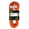 GoGreen Power 12/3 100 3-Outlet Heavy Duty Extension Cord, Lighted End - Orange, GG-15200