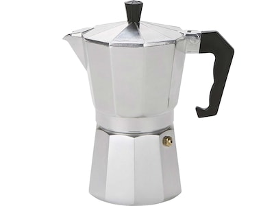 Mind Reader 6 Cups Percolator Coffee Maker, Silver (CSTOVE-SIL)