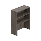 Offices to go 2-Shelf 36H Table Top Bookcase Artisan Gray (TDSL36HOAGL)