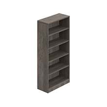 Offices to Go Superior Laminate 71H 4-Shelf Bookcase with Adjustable Shelves, Artisan Gray (TDSL71B