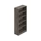 Offices to Go 4-Shelf 71"H Bookcase, Artisan Gray (TDSL71BCAGL)