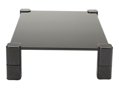 Mind Reader Adjustable Monitor Stand, Black (4LEGLASS-BLK)