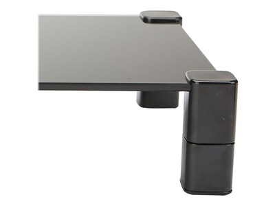 Mind Reader Adjustable Monitor Stand, Black (4LEGLASS-BLK)