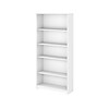 Bush Furniture Cabot 5-Shelf 66.3H Bookcase, White (WC31966)