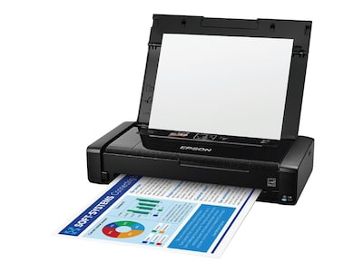 Epson WorkForce WF-110 Wireless, Lightweight, Compact Mobile Printer with built-in battery