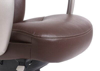 La-Z-Boy Arcadian Bonded Leather Executive Chair, Brown (60008)