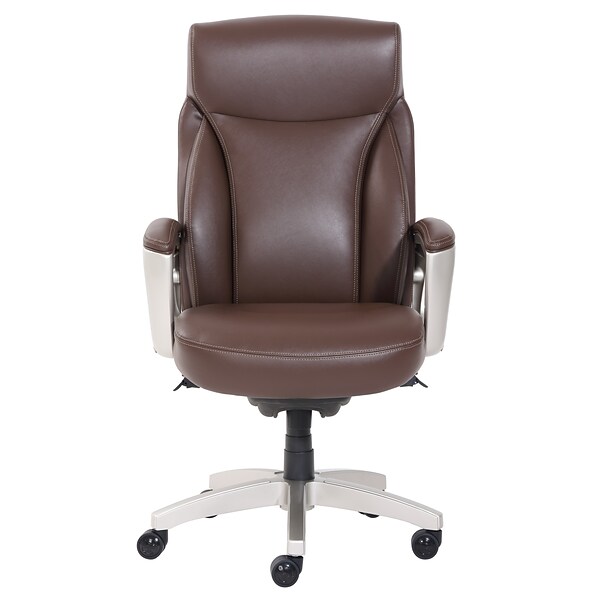 La-Z-Boy Arcadian Bonded Leather Executive Chair, Brown (60008)