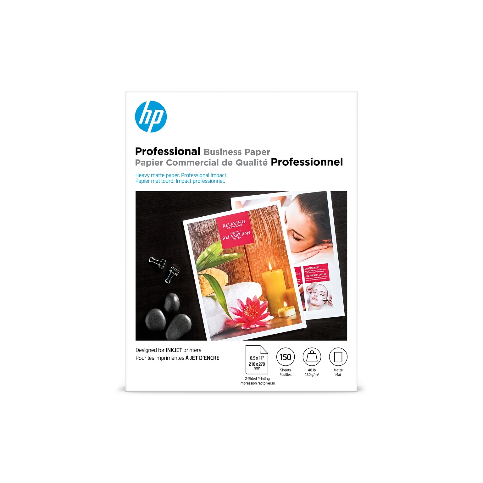 HP Professional Matte Business Paper, 8.5 x 11, 150 Sheet/Pack (CH016A)