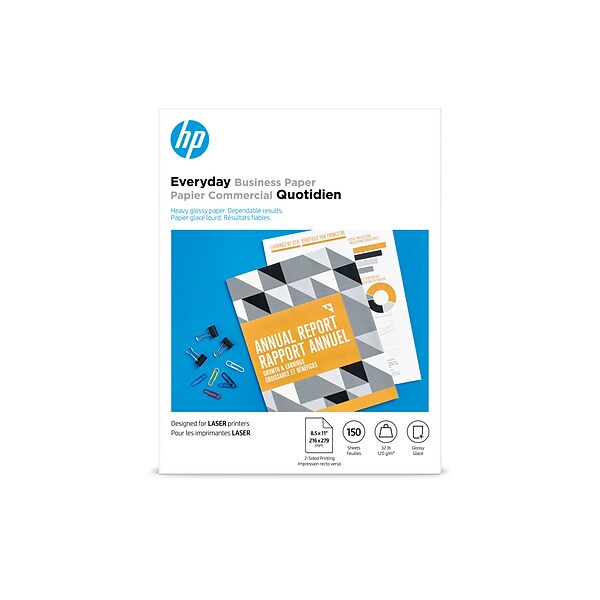 HP Premium Plus Glossy Photo Paper, 8.5 x 11, 50 Sheets/Pack (CR664A)