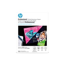 HP Professional Trifold Business Glossy Brochure Paper, 8.5 x 11, 150 Sheets/Pack (4WN12A)