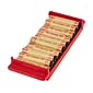 CONTROLTEK Coin Tray, 10 Compartments, Red (560560)