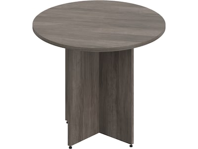 Offices to Go Superior 36 Round Conference Table, Artisan Gray (TDSL36RAGL)