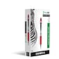 Zebra Z-Grip Max Retractable Ballpoint Pen, Medium Point, 1.0mm, Red Ink, Dozen (22430)