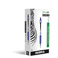 Zebra Z-Grip Max Retractable Ballpoint Pen, Medium Point, 1.0mm, Blue Ink, Dozen (22420)