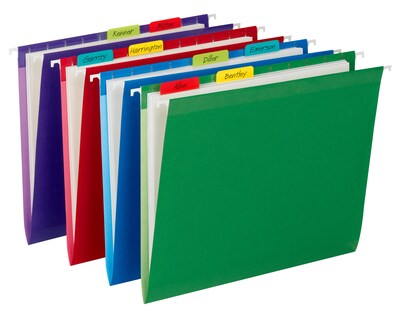 Post-it Durable Tabs, 2" Wide, Assorted Colors, 24 Tabs/Pack (686-ALYR)