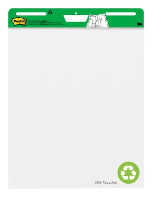 Post-it Super Sticky Easel Pad, 25" x 30", 30 Sheets/Pad, 6 Pads/Pack (559RPVAD6)