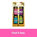 Post-it® Flags Value Pack, 1 Wide,  Assorted Colors, 200 Flags/Pack plus Flag+ Highlighter (680-PPB