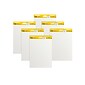 Post-it® Super Sticky Easel Pad, 25" x 30", White, 30 Sheets/Pad, 6 Pads/Pack (559-VAD-6PK)