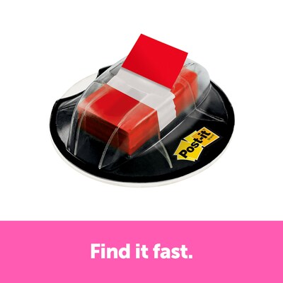 Post-it® Flags, 1 Wide, Red, 200 Flags/Pack (680-HVRD)