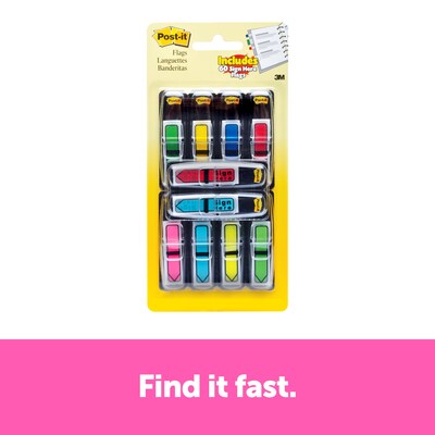 Post-it Arrow Flags Value Pack, .47 x 1.7, Assorted Colors, 252 Flags (684-VAD2)