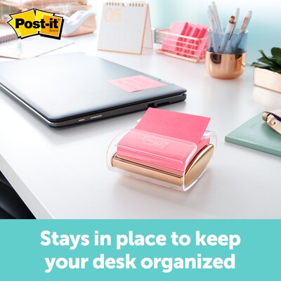 Post-it® Pop-up Note Dispenser, 3" x 3", Rose Gold (WD-330-RG)