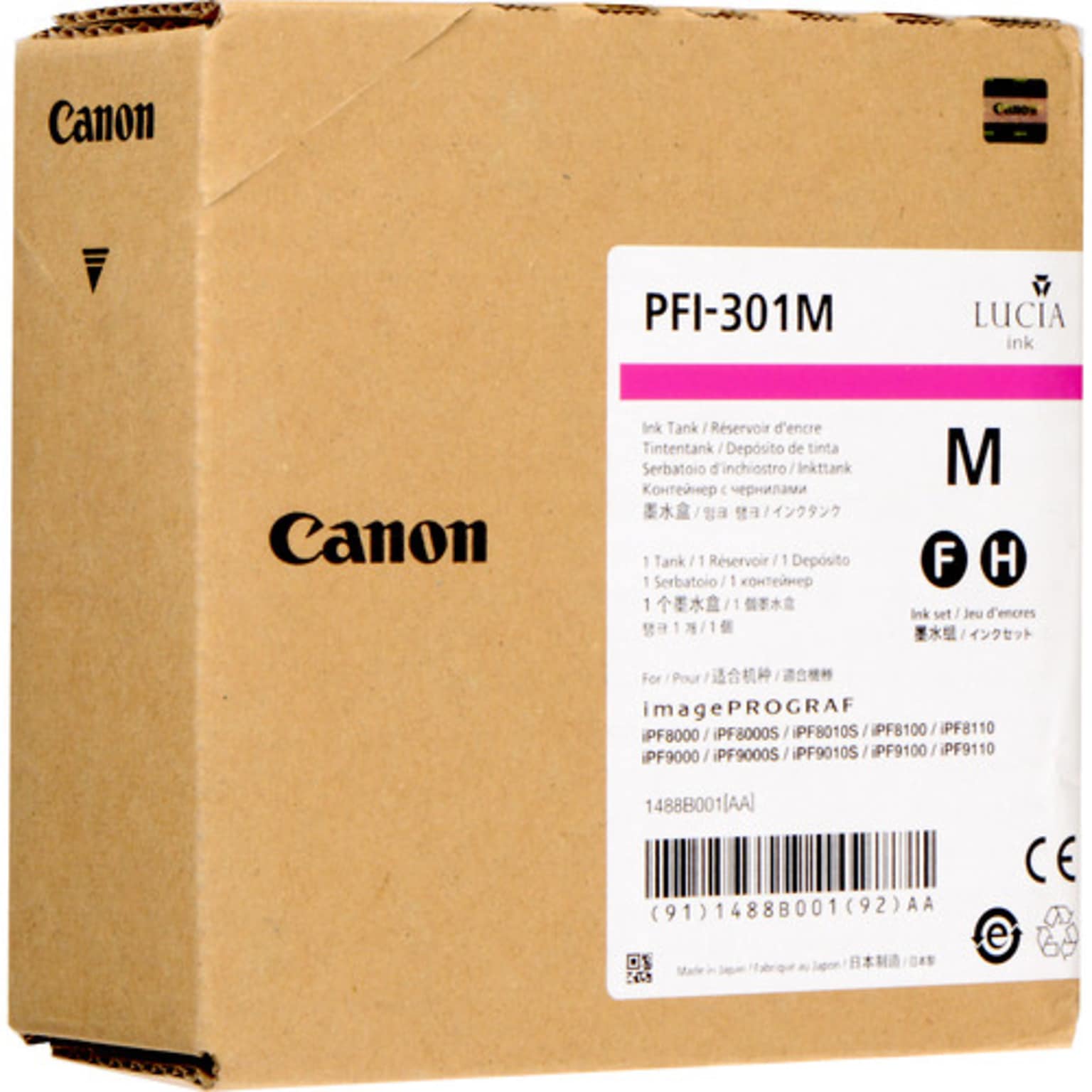 Canon PFI-307 Magenta Standard Yield Ink Cartridge (9813B001AA)
