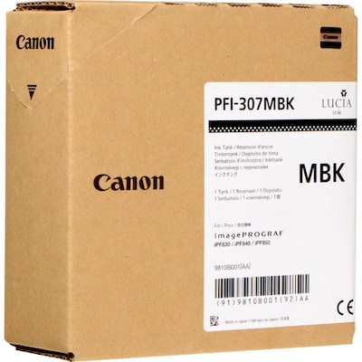 Canon 307 Black Matte Standard Yield Ink Cartridge (9810B001AA)