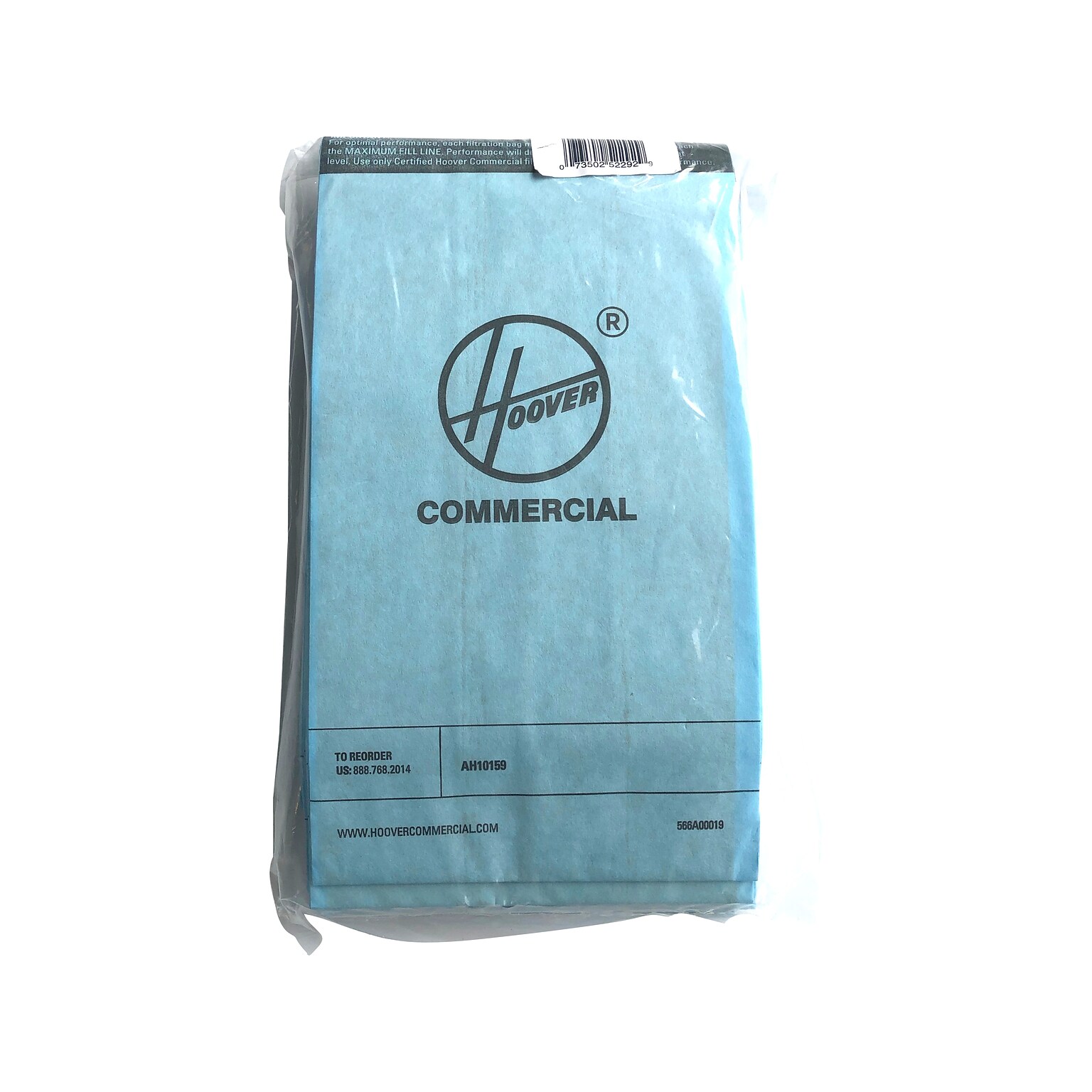 Hoover Vacuum Bag, Blue, 10/Pack (AH10159)