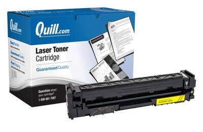 Quill Brand® Remanufactured Yellow High Yield Toner Cartridge Replacement for HP 202X (CF502X) (Life