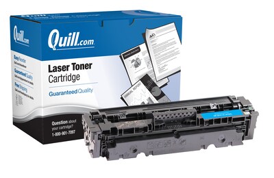 Quill Brand® Remanufactured Cyan High Yield Toner Cartridge Replacement for HP 410X (CF411X) (Lifetime Warranty)