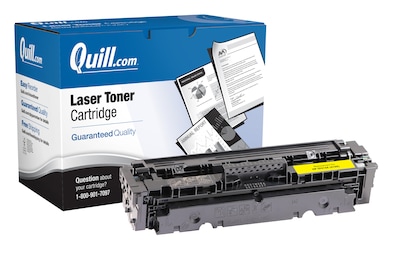 Quill Brand® Remanufactured Yellow High Yield Toner Cartridge Replacement for HP 410X (CF412X) (Lifetime Warranty)