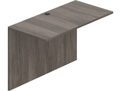 Offices to Go Superior 48 Flush Bridge Desk, Artisan Gray (TDSL4824FBAGL)