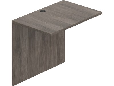 Offices To Go Superior 36 Flush Bridge Desk, Artisan Gray (TDSL3624FBAGL)