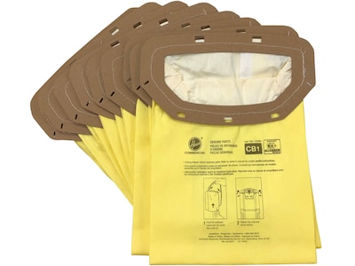 Hoover Shake Out Vacuum Bags, Yellow, 10/Pack (AH10231)