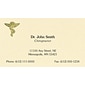 Custom Gold Foil Embossed Business Cards, CLASSIC® Ivory Laid 80#, Raised Ink, 1 Standard Ink, 1-Sided, Logo 207, 250/PK