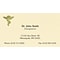 Custom Gold Foil Embossed Business Cards, CLASSIC® Ivory Laid 80#, Raised Ink, 1 Standard Ink, 1-Sid