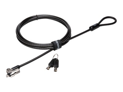 Kensington MicroSaver 2.0 Keyed Laptop Lock Security Cable, Silver (K65020WW)