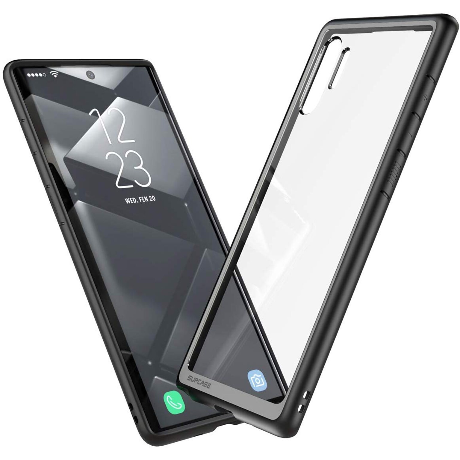 SUPCASE Unicorn Beetle Style Black Slim Case for Galaxy Note 10 Plus (S-G-N10P-UBS-BK)