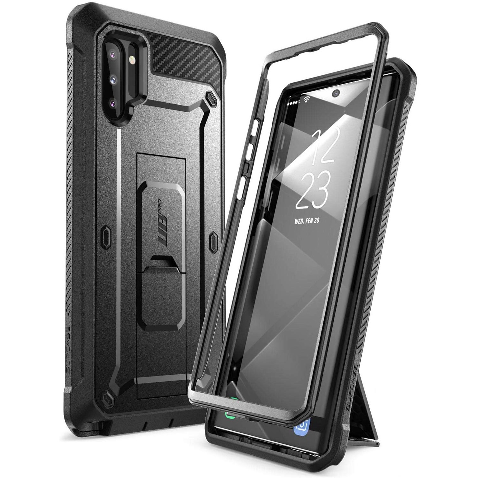 SUPCASE Unicorn Beetle Pro Black Rugged Case for Galaxy Note 10 (S-G-N10-UBP-BK)