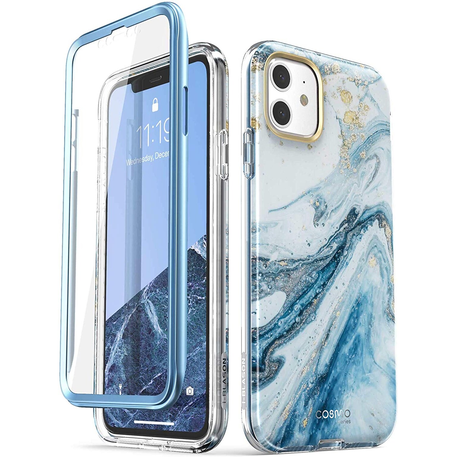 i-Blason Cosmo Artistic Blue Case for iPhone 11 (IP116.1-COSM-BL)