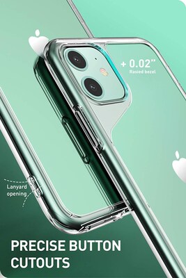 i-Blason Halo Clear Slim Case for iPhone 11 (IP11-6.1-HAL-CL)