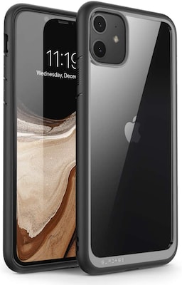 SUPCASE Unicorn Beetle Style Black Slim Case for iPhone 11 (S-11-6.1-UBS-BK)