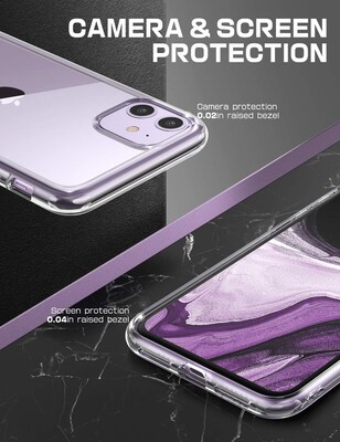 SUPCASE Unicorn Beetle Style Clear Slim Case for iPhone 11 (S-11-6.1-UBS-CL)