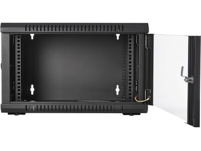 V7 6U Rack Wall Mount Cabinet Black  (RMWC6UG-1N)