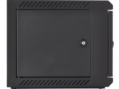 V7 6U Rack Wall Mount Cabinet Black  (RMWC6UG-1N)